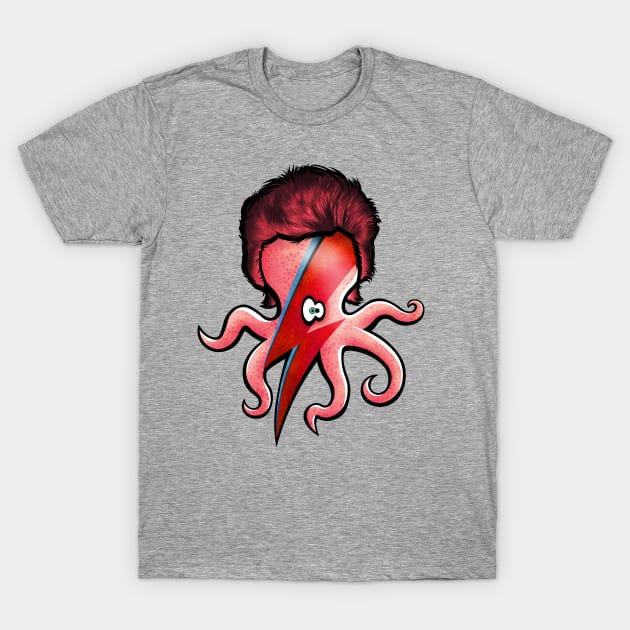 Lovecraft Ziggy Stardust T-Shirt by Super Octopus